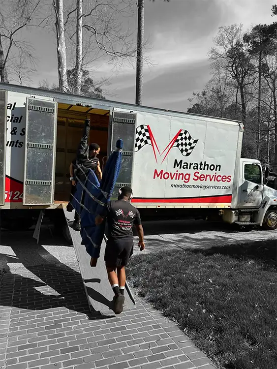 Marathon Moving Services team in action